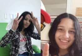 A última vez que foi vista, ela estava vestida com uma calça jeans e blusa xadrez, e usava uma mochila jeans