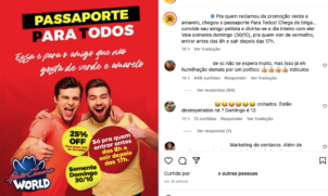 Promoção do Beto Carrero para petistas