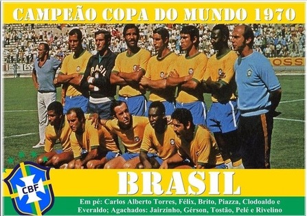 Brasil venceu todos os jogos das eliminatórias e da Copa de 1970, sendo considerada a melhor de todos os tempos