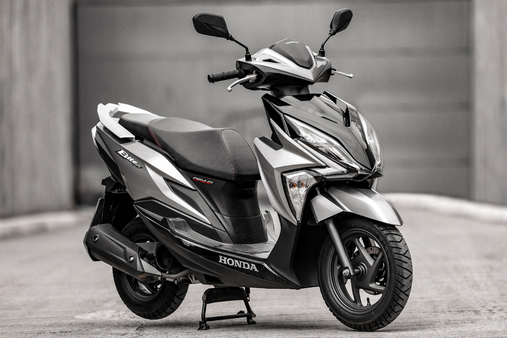 A scooter mais barata da Honda vem com um motor monocilíndrico OHC de 124,9 cc