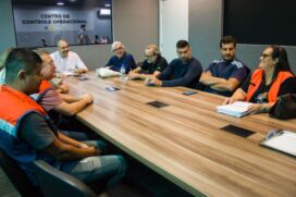 Entre as pautas, o encontro abordou a análise geoquímica dos sedimentos da Cidade