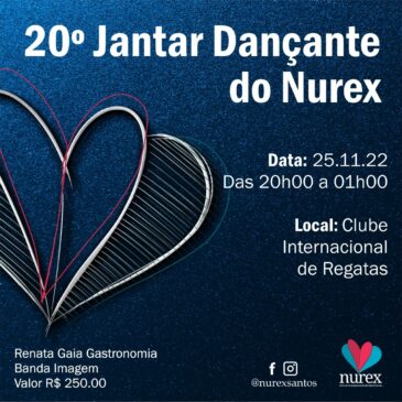Evento terá animação da Banda Imagem com a gastronomia a cargo do Buffet Renata Gaia