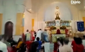 Agressor entra em igreja e agride sacerdote