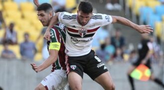 Calleri foi o melhor do SP em campo, mas, sozinho, não conseguiu muita coisa