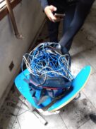 Homem é preso após tentar furtar fios em Santos