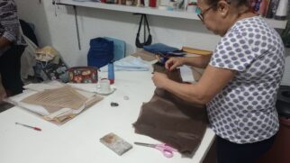 Preparação para o ensaio fotográfico