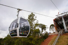 Entrega do novo teleférico do Parque João Doria Capivari em Campos do Jordão