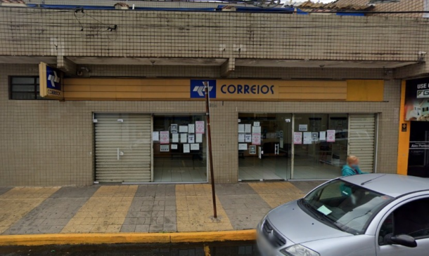 Sede dos Correios em Mongaguá