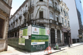 Serviços prosseguem no prédio da Profisc.