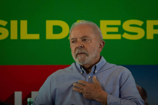 Luiz Inácio Lula da Silva (PT) durante ato da campanha eleitoral no Rio de Janeiro