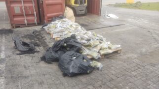 Droga apreendida no Porto