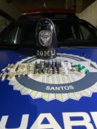 Guarda Municipal de Santos localiza grande quantidade de drogas na orla da praia