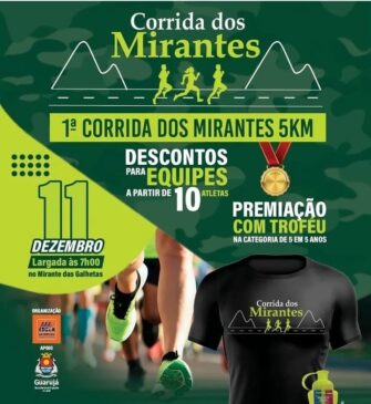 A organização da prova estima a presença de 500 corredores