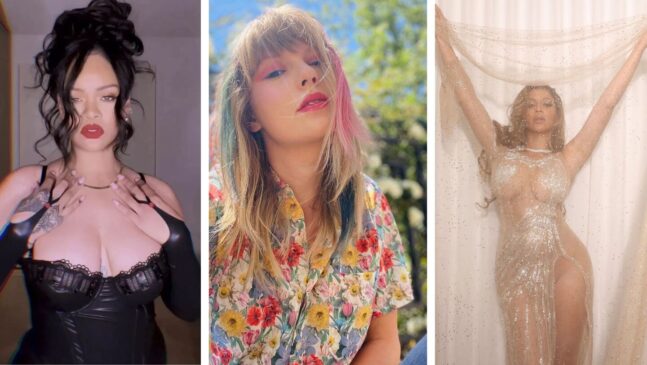 Rihanna, Taylor Swift e Beyoncé
