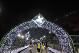 ILUMINA SANTOS TUNEL DE LUZES EMISSÁRIO