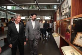 Santos RECEBE EMBAIXADOR CONSUL PORTUGAL GABINETE TOUR CENTRO HISTORICO