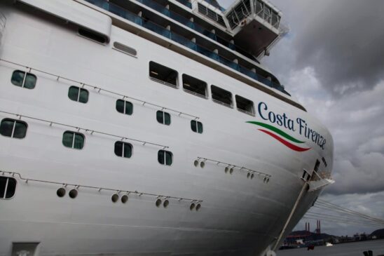 TROCA PLACAS NAVIO COSTA FIRENZE