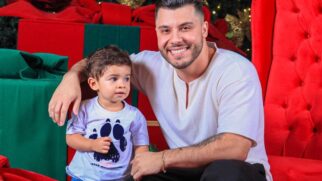 Hackers invadiram as contas dele do Twitter e do Facebook e publicaram a falsa notícia sobre filho do cantor