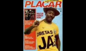 A foto de Pelé com uma camisa das 'Diretas Já' rendeu uma história improvável do jornalismo nacional