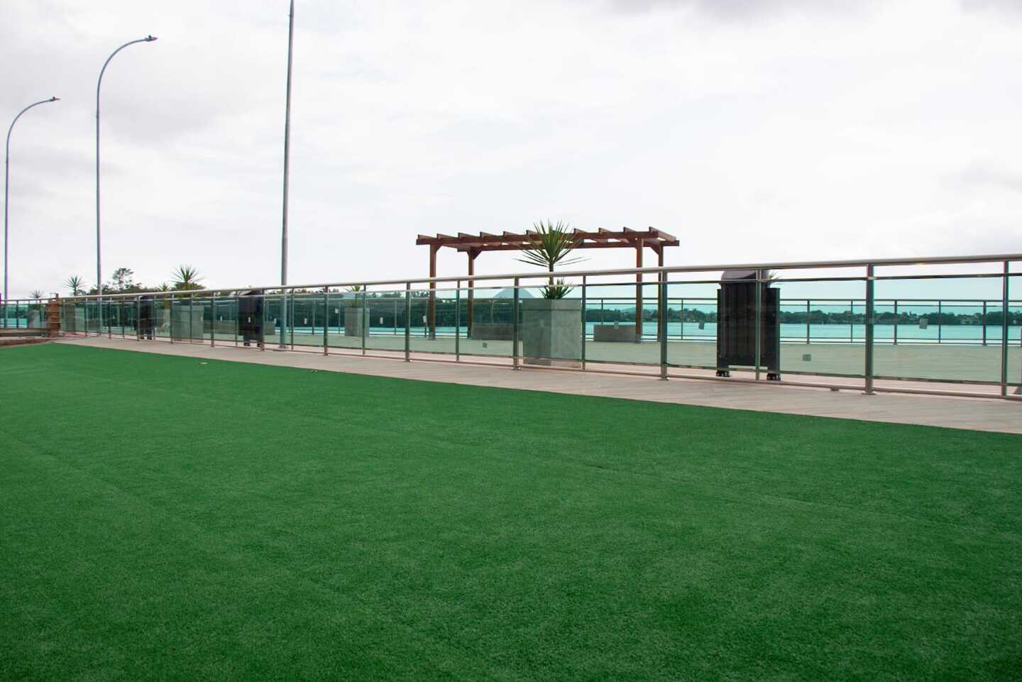 Píer do Jardim Casqueiro, em Cubatão (Divulgação/PMC)