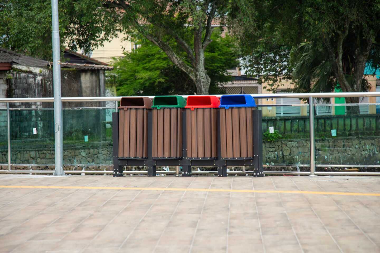 Píer do Jardim Casqueiro, em Cubatão (Divulgação/PMC)