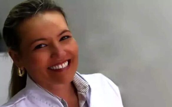 A dentista Cristiane Puglia de Oliveira, de 47 anos, morreu ao cair de um parapeito que quebrou quando ela se encostou nele
