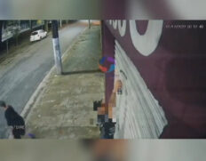 Dupla picha comércio em Santos