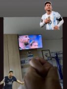 Pelé e filha assistem o jogo