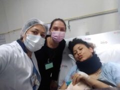 Kelly, mãe de Fernanda, fez de tudo para encontrar a técnica que ajudou a salvar a sua filha