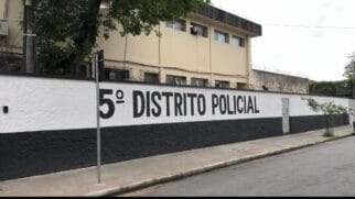 O 5&ordm; Distrito Policial de Santos fica localizado na Zona Noroeste da Cidade