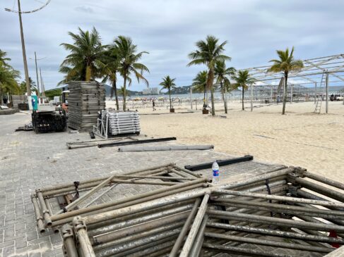5ª temporada da Arena Verão +, na Praia da Enseada, que inicia no dia 27 de janeiro.