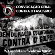 Convocação de coletivo corintiano para ato nesta segunda