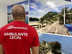 Prefeitura entregará, nesta quinta-feira (19), às 15 horas, camisetas especiais para ambulantes das praias que estão com a licença em dia
