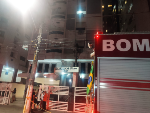 Incêndio causou susto em moradores