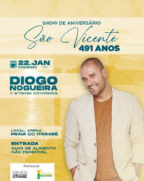 Diogo Nogueira fará show em SV
