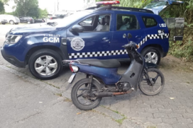 Moto furtada é recuperada em SV