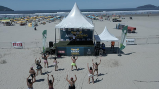 Evento multiesportivo na praia do Gonzaga tem programação gratuita até domingo