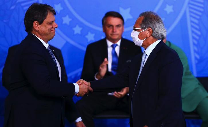 Em dezembro, Tarcísio disse que seria 'um luxo' ter Guedes no comando da Secretaria da Fazenda de SP