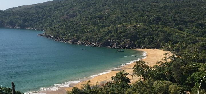 Praia do Jabaquara, em Ilha Bela