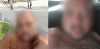 Homem foi preso após arrastar criança de 12 anos pela orla de Praia Grande