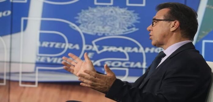 O ministro do Trabalho e Emprego, Luiz Marinho