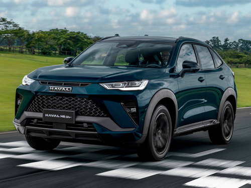O Haval H6 GT utiliza a tecnologia e-Traction, com um 1.5 turbo a gasolina associado a dois elétricos, um em cada eixo