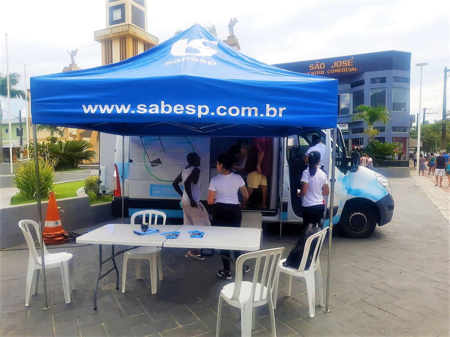 Atendimento da população em Peruíbe