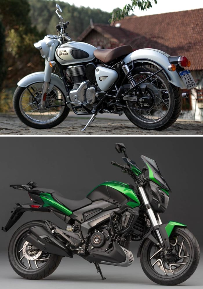 Royal Enfield Interceptor 650 e Bajaj Dominar 400 já começam a ganhar destaque no Brasil