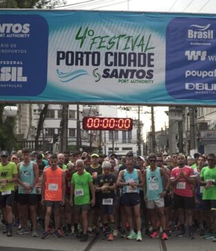 4º Festival Porto-Cidade Caminhada e Corrida 5K, em Santos