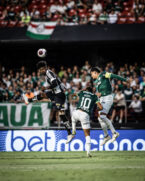 Palmeiras e Santos fizeram clássico neste sábado no estádio do Morumbi