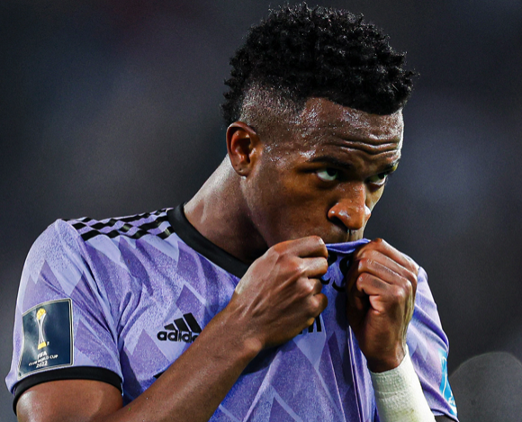 O atacante Vinicius Jr