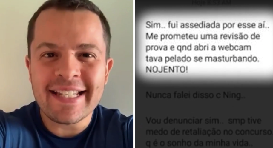 Marcos Scalercio, segundo denúncias, usava as redes sociais para assediar as vítimas