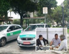 Sérgio Santana e Marco Antônio se reuniram com Júlio Eduardo dos Santos para discutir propostas