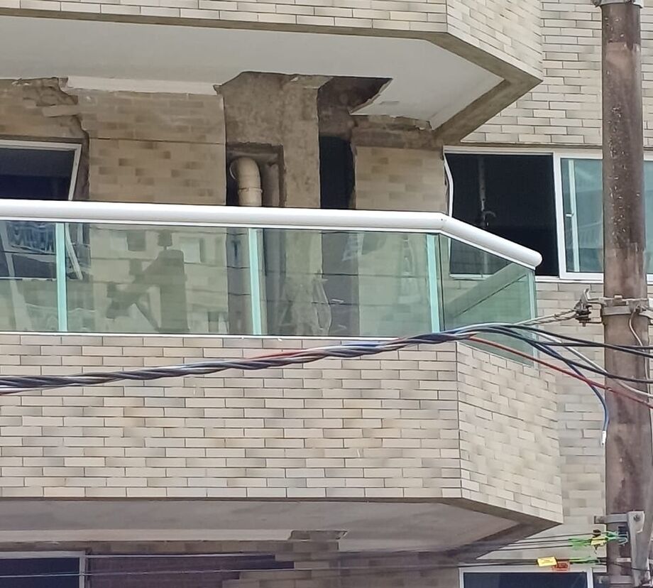 Prédio de 20 andares em Praia Grande apresentou problema